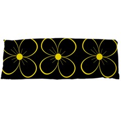 Yellow Flowers Body Pillow Case (dakimakura)