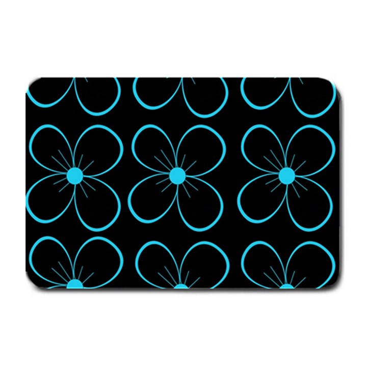 Blue flowers Plate Mats