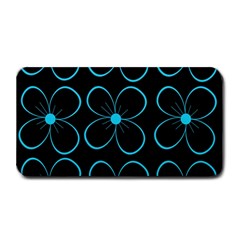 Blue Flowers Medium Bar Mats