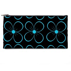 Blue Flowers Pencil Cases by Valentinaart