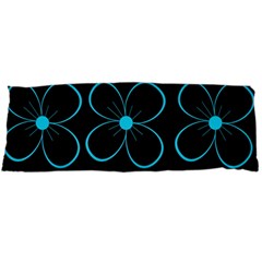 Blue Flowers Body Pillow Case (dakimakura)