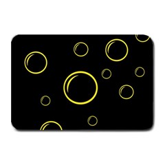 Yellow Bubbles Plate Mats