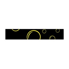 Yellow Bubbles Flano Scarf (mini)