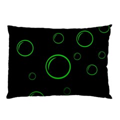 Green Buubles Pattern Pillow Case