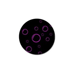 Purple Bubbles  Golf Ball Marker by Valentinaart