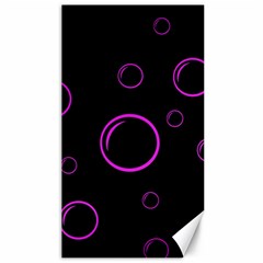 Purple Bubbles  Canvas 40  X 72  