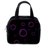 Purple bubbles  Classic Handbags (One Side) Front