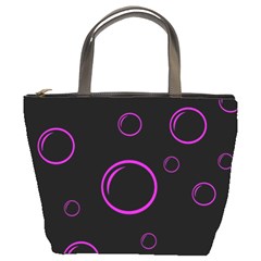 Purple Bubbles  Bucket Bags by Valentinaart