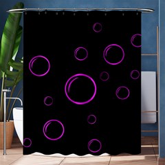 Purple Bubbles  Shower Curtain 60  X 72  (medium) 