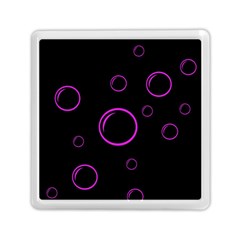 Purple Bubbles  Memory Card Reader (square) 