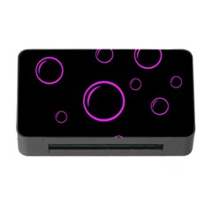 Purple Bubbles  Memory Card Reader With Cf