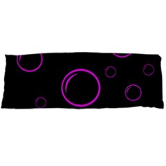 Purple Bubbles  Body Pillow Case (dakimakura) by Valentinaart