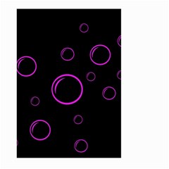 Purple Bubbles  Large Garden Flag (two Sides)