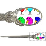 Colorful birds Letter Openers Front