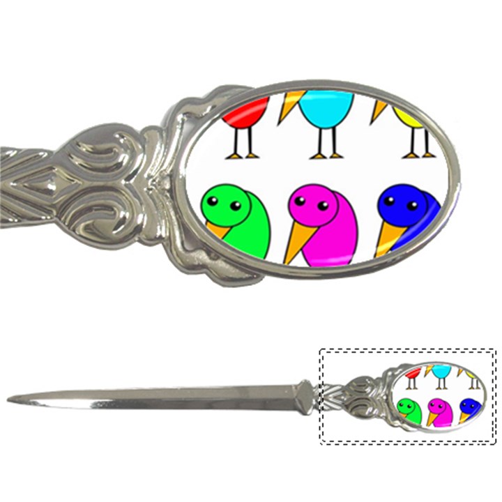 Colorful birds Letter Openers