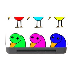 Colorful Birds Memory Card Reader With Cf