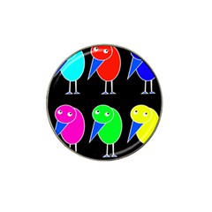 Colorful Birds Hat Clip Ball Marker (4 Pack) by Valentinaart