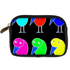 Colorful Birds Digital Camera Cases by Valentinaart