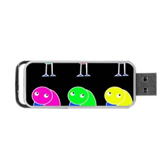 Colorful Birds Portable Usb Flash (one Side)