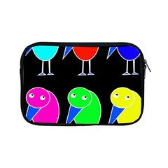 Colorful Birds Apple Ipad Mini Zipper Cases by Valentinaart