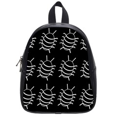 Bugs Pattern School Bags (small)  by Valentinaart