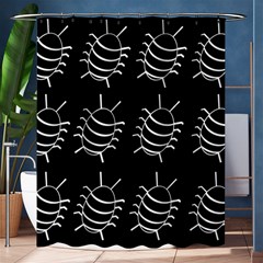 Bugs Pattern Shower Curtain 60  X 72  (medium) 