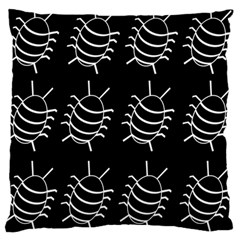 Bugs Pattern Large Cushion Case (two Sides) by Valentinaart