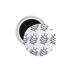 White bug pattern 1.75  Magnets