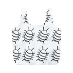 White bug pattern Full Print Recycle Bags (M)  Front