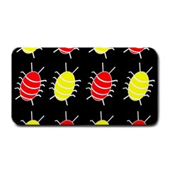 Red And Yellow Bugs Pattern Medium Bar Mats