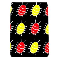 Red And Yellow Bugs Pattern Flap Covers (s)  by Valentinaart