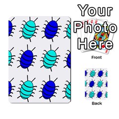 Blue Bugs Multi-purpose Cards (rectangle)  by Valentinaart