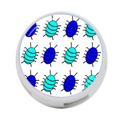 Blue Bugs 4-port Usb Hub (one Side) by Valentinaart