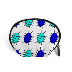 Blue Bugs Accessory Pouches (small)  by Valentinaart