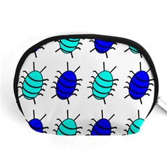 Blue Bugs Accessory Pouches (medium)  by Valentinaart