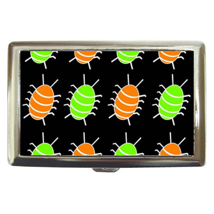 Green and orange bug pattern Cigarette Money Cases