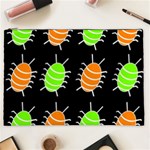 Green and orange bug pattern Cosmetic Bag (XXL)  Front