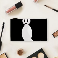 Ghost Cosmetic Bag (small)  by Valentinaart