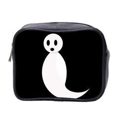 Ghost Mini Toiletries Bag 2-side by Valentinaart