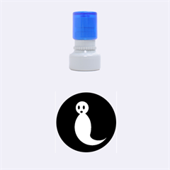 Ghost Rubber Round Stamps (small) by Valentinaart