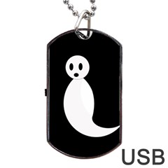 Ghost Dog Tag Usb Flash (two Sides) 