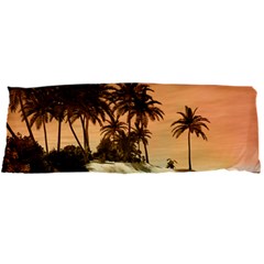 Wonderful Sunset Over The Beach, Tropcal Island Body Pillow Case Dakimakura (two Sides)