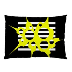 Yellow Abstraction Pillow Case