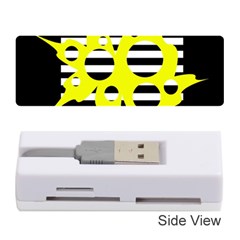 Yellow Abstraction Memory Card Reader (stick) 