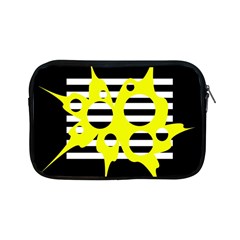 Yellow Abstraction Apple Ipad Mini Zipper Cases by Valentinaart