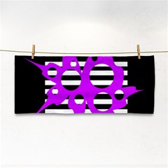 Purple Abstraction Hand Towel