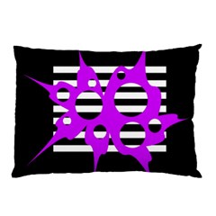 Purple Abstraction Pillow Case