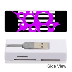 Purple Abstraction Memory Card Reader (stick) 