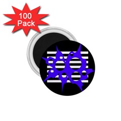 Blue Abstract Design 1 75  Magnets (100 Pack)  by Valentinaart