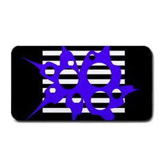 Blue Abstract Design Medium Bar Mats